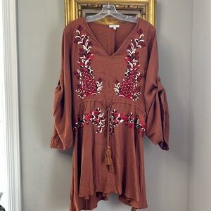 Jodifl Brown mini dress in excellent condition size S